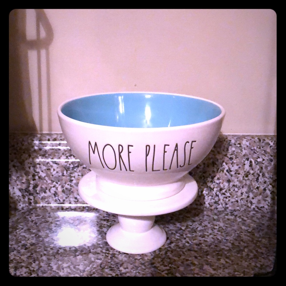 Rae Dunn “MORE PLEASE” bowl